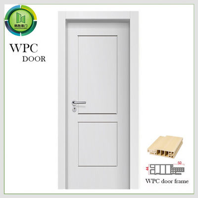 ราคาดี การทาสีที่ระดับไฟ WPC ประตูกันน้ําประกอบ 700mm ความกว้าง ใช้ในห้องนอน ออนไลน์