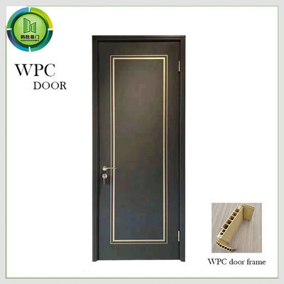 ราคาดี ประตูผสมพอลิเมอร์ไม้กันปลวก ประตูห้องนอนสีขาวแบบ WPC ออนไลน์