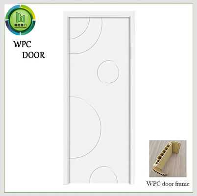 ราคาดี ทนต่ออัณฑะ WPC ประตูธรรมดา หายใจ ผิวที่เสร็จสิ้น การใช้ห้องน้ําโรงแรม ออนไลน์