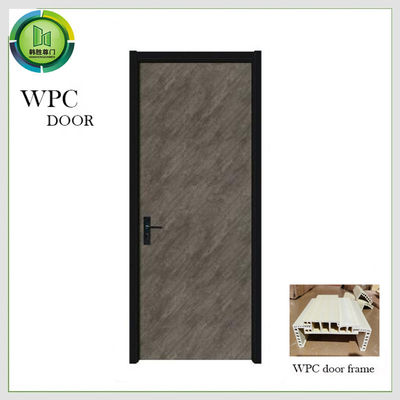 ราคาดี Upvc ประกอบ WPC โซลิด โอ๊ค ประตูภายใน ทนต่อปลวก สําหรับอพาร์ทเมนต์ ออนไลน์