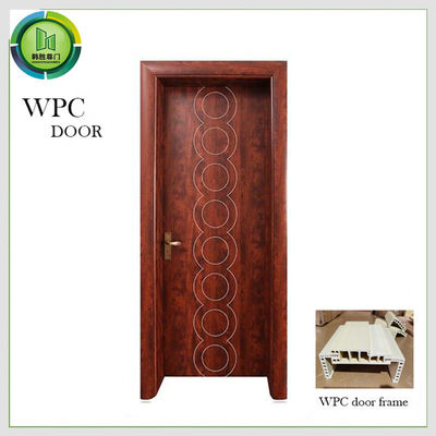 ราคาดี ความต้านทานต่อการบด WPC ประตูไม้ 2100mm ความยาว การใช้โรงเรียนตามสั่ง ออนไลน์