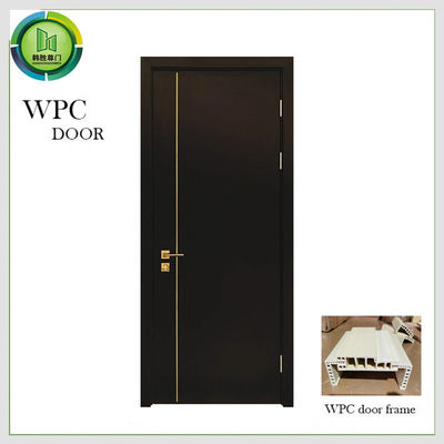 ราคาดี ฟอร์มัลเดฮิดฟรี ด้านใน WPC ประตูไม้ ความกว้าง 800 มิลลิเมตร Villa ประตูห้องนอน ออนไลน์