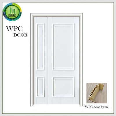 ราคาดี WPC ประตูคู่ไม่เท่ากัน ประตูสองภายใน สําหรับอพาร์ทเมนต์ ออนไลน์