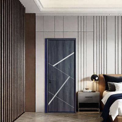 ประตู WPC แบบกลวง ทนทานต่อปลวก บำรุงรักษาง่าย ความยาว 2100 มม. สำหรับห้องต่างๆ