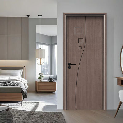 ประตู WPC ห้องว่าง กันน้ํา กันปลวก พร้อมการออกแบบแกนโฮลสําหรับอายุยืนและผลงาน