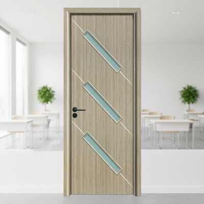 Energy WPC Hollow Door with Excellent Heat Insulation and Moisture Resistance เหมาะสําหรับการใช้งานในห้องภายในที่แตกต่างกัน
