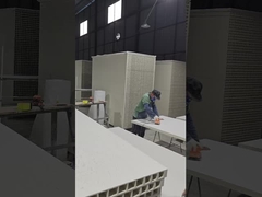 2100*800*45mm ลดเสียง ป้องกันแมลง WPC ประตูภายในสีฟรี