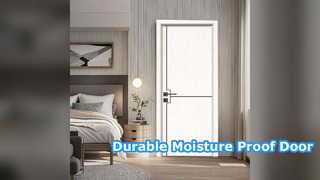 ประตูกลวง WPC ภายในทนทานต่อความชื้น