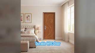 ประตูกันความชื้น WPC Hollow Door ทนทานและมีสไตล์