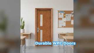 ประตูภายใน WPC ที่ทนทานสำหรับบ้านสมัยใหม่