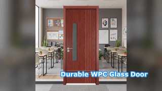 ประตูกระจก WPC ทนทาน กันเสียง กันความร้อน