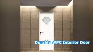 ฉนวนกันความร้อนประตูกลวง WPC ที่ทนทานการบำรุงรักษาต่ำ