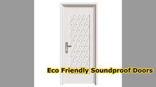 ประตูภายใน WPC ที่ทนทานเป็นมิตรกับสิ่งแวดล้อมและกันเสียง