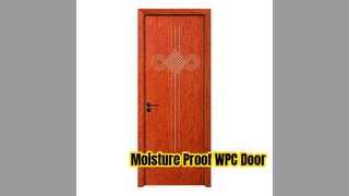 กันความชื้นประตูกลวง WPC ที่ทนทาน
