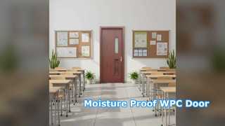 ประตูกลวง WPC ทนความชื้น ทนทาน การบำรุงรักษาต่ำ