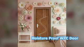 ฉนวนความร้อนป้องกันความชื้นประตูกลวง WPC