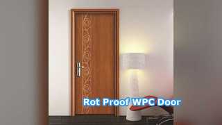 WPC Hollow Door Moisture Rot Proof การบำรุงรักษาต่ำ
