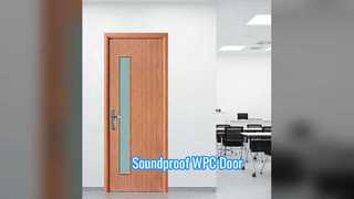 ประตูภายใน WPC ฉนวนกันเสียงกันความร้อน