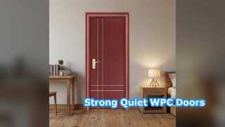 WPC Hollow Door Strength ความเสถียรลดเสียงรบกวน