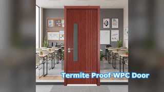 แม่พิมพ์ป้องกันปลวกประตูกระจก WPC ประหยัดพลังงาน