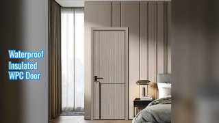 ฉนวนความร้อนป้องกันความชื้นประตูกลวง WPC